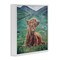 Stupell Industries Highland Cattle Windblown Framed Giclee, design by Carrie Goller